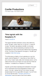Mobile Screenshot of coniferproductions.com